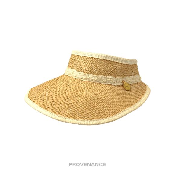 🔴 Balenciaga Wicker Visor - Straw - Picture 1 of 7